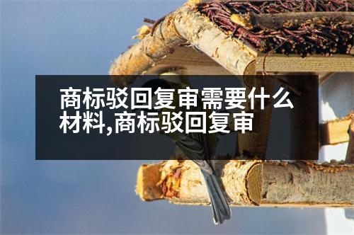 商標(biāo)駁回復(fù)審需要什么材料,商標(biāo)駁回復(fù)審