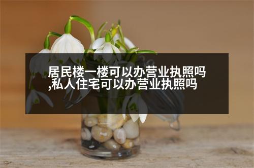 居民樓一樓可以辦營業(yè)執(zhí)照嗎,私人住宅可以辦營業(yè)執(zhí)照嗎