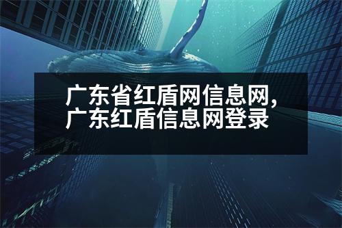 廣東省紅盾網(wǎng)信息網(wǎng),廣東紅盾信息網(wǎng)登錄