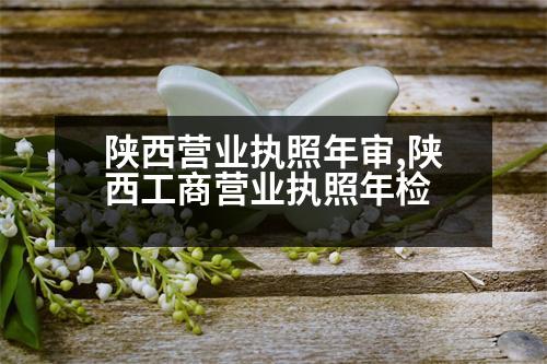 陜西營業(yè)執(zhí)照年審,陜西工商營業(yè)執(zhí)照年檢