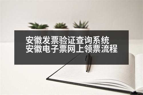 安徽發(fā)票驗(yàn)證查詢系統(tǒng) 安徽電子票網(wǎng)上領(lǐng)票流程