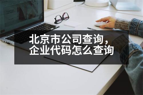 北京市公司查詢，企業(yè)代碼怎么查詢