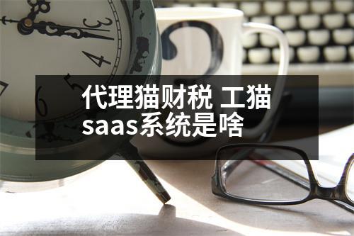 代理貓財稅 工貓saas系統(tǒng)是啥