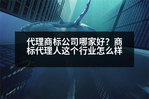 代理商標(biāo)公司哪家好？商標(biāo)代理人這個(gè)行業(yè)怎么樣