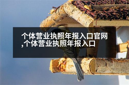 個(gè)體營(yíng)業(yè)執(zhí)照年報(bào)入口官網(wǎng),個(gè)體營(yíng)業(yè)執(zhí)照年報(bào)入口