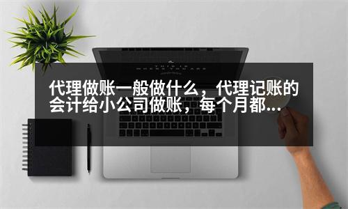 代理做賬一般做什么，代理記賬的會計(jì)給小公司做賬，每個月都需要做些什么