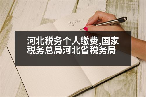 河北稅務個人繳費,國家稅務總局河北省稅務局