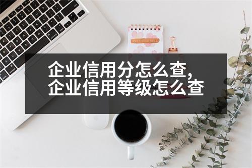 企業(yè)信用分怎么查,企業(yè)信用等級怎么查