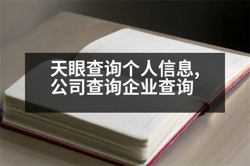 天眼查詢個(gè)人信息,公司查詢企業(yè)查詢