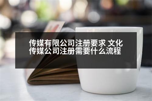 傳媒有限公司注冊(cè)要求 文化傳媒公司注冊(cè)需要什么流程