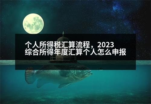 個(gè)人所得稅匯算流程，2023綜合所得年度匯算個(gè)人怎么申報(bào)