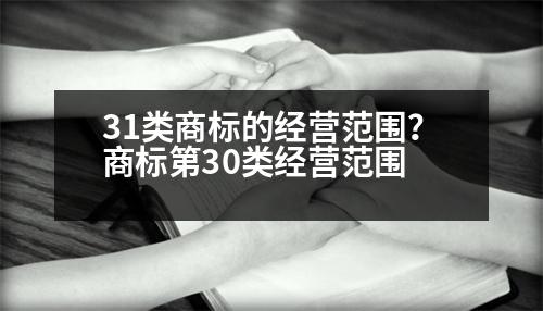 31類商標(biāo)的經(jīng)營范圍？商標(biāo)第30類經(jīng)營范圍