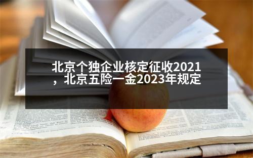 北京個獨企業(yè)核定征收2021，北京五險一金2023年規(guī)定