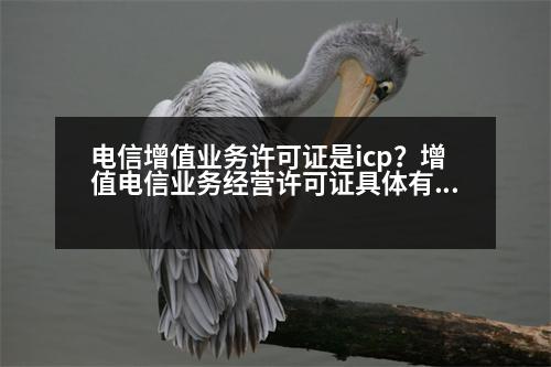 電信增值業(yè)務(wù)許可證是icp？增值電信業(yè)務(wù)經(jīng)營許可證具體有哪些用途