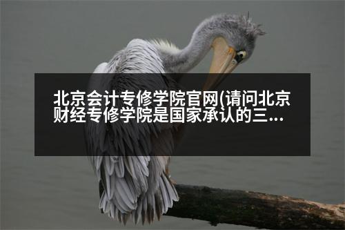 北京會(huì)計(jì)專修學(xué)院官網(wǎng)(請(qǐng)問北京財(cái)經(jīng)專修學(xué)院是國家承認(rèn)的三本嗎在學(xué)信網(wǎng)查到了嗎謝謝啦)