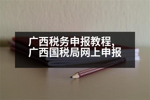 廣西稅務(wù)申報(bào)教程,廣西國(guó)稅局網(wǎng)上申報(bào)