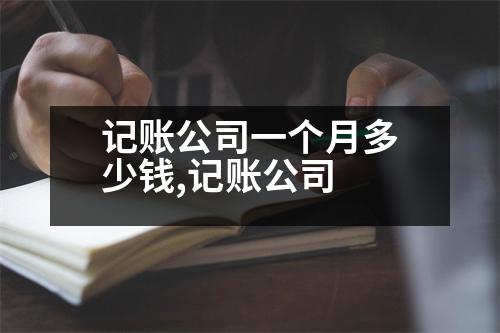 記賬公司一個(gè)月多少錢,記賬公司