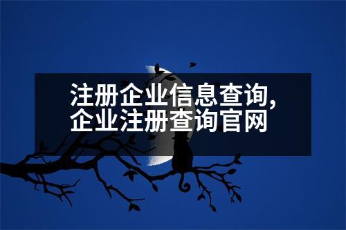 注冊企業(yè)信息查詢,企業(yè)注冊查詢官網(wǎng)