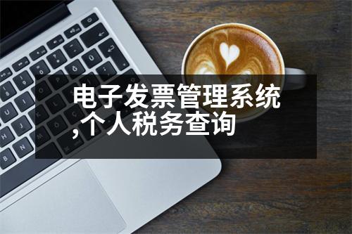 電子發(fā)票管理系統(tǒng),個人稅務(wù)查詢