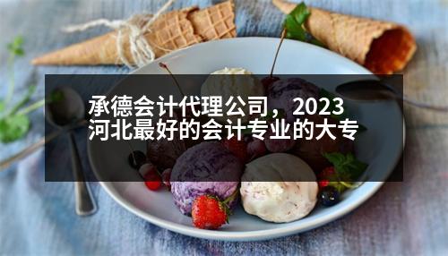 承德會(huì)計(jì)代理公司，2023河北最好的會(huì)計(jì)專業(yè)的大專