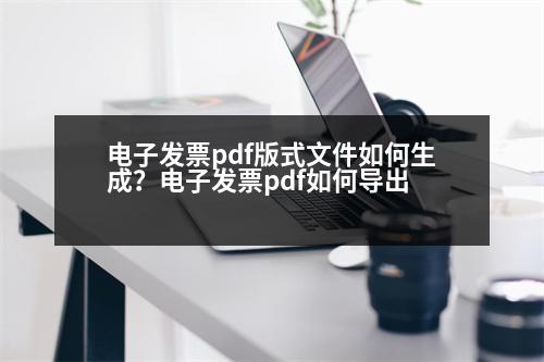 電子發(fā)票pdf版式文件如何生成？電子發(fā)票pdf如何導(dǎo)出