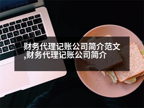 財務代理記賬公司簡介范文,財務代理記賬公司簡介