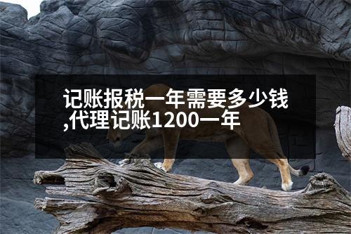 記賬報稅一年需要多少錢,代理記賬1200一年