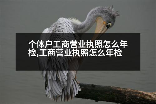 個(gè)體戶工商營(yíng)業(yè)執(zhí)照怎么年檢,工商營(yíng)業(yè)執(zhí)照怎么年檢