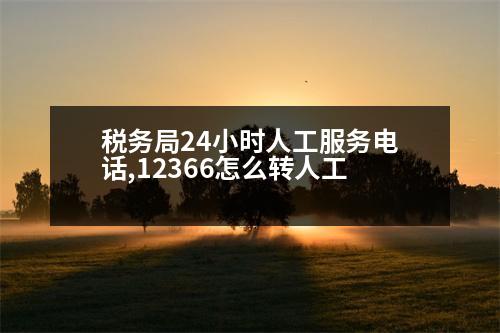 稅務(wù)局24小時(shí)人工服務(wù)電話,12366怎么轉(zhuǎn)人工