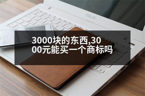 3000塊的東西,3000元能買(mǎi)一個(gè)商標(biāo)嗎