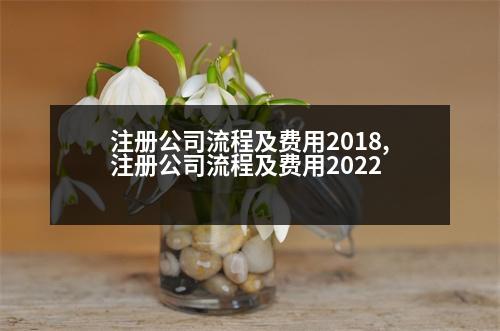 注冊公司流程及費用2018,注冊公司流程及費用2022