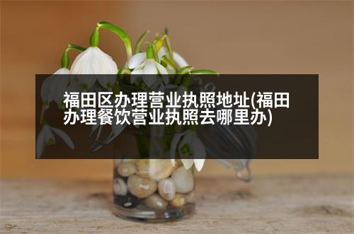 福田區(qū)辦理營業(yè)執(zhí)照地址(福田辦理餐飲營業(yè)執(zhí)照去哪里辦)