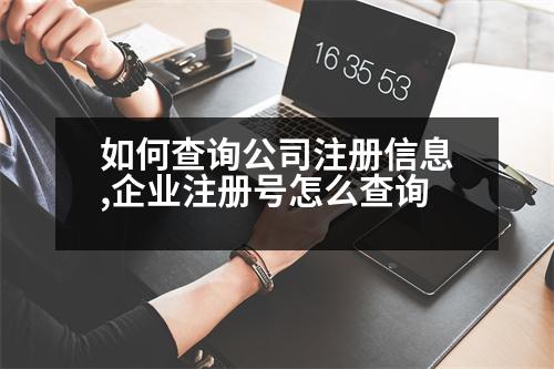 如何查詢公司注冊(cè)信息,企業(yè)注冊(cè)號(hào)怎么查詢