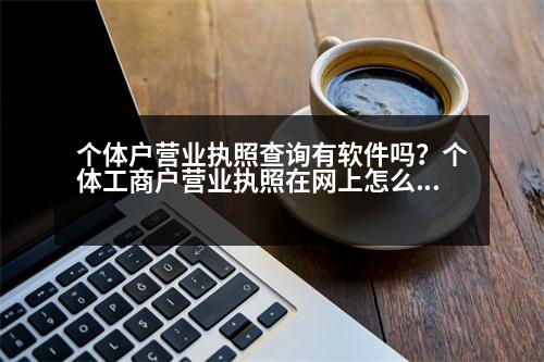 個體戶營業(yè)執(zhí)照查詢有軟件嗎？個體工商戶營業(yè)執(zhí)照在網(wǎng)上怎么查