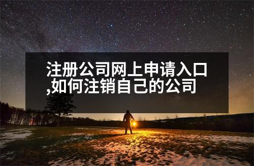 注冊公司網(wǎng)上申請入口,如何注銷自己的公司