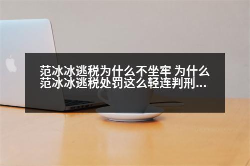 范冰冰逃稅為什么不坐牢 為什么范冰冰逃稅處罰這么輕連判刑都沒(méi)有