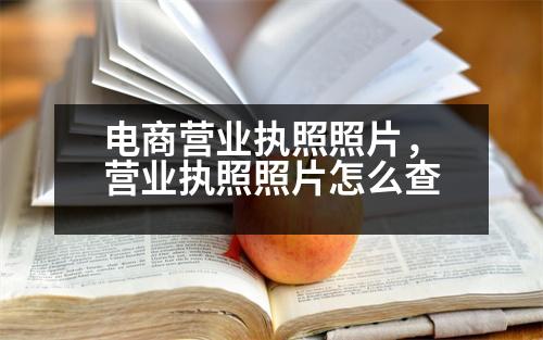 電商營(yíng)業(yè)執(zhí)照照片，營(yíng)業(yè)執(zhí)照照片怎么查