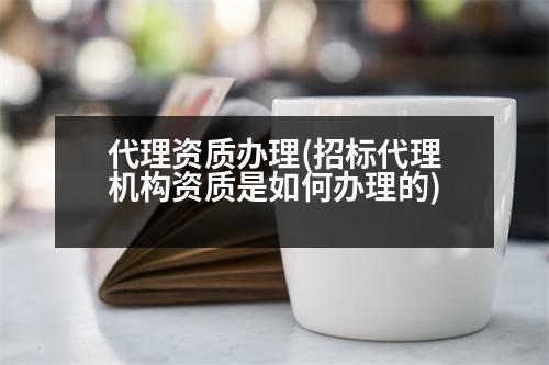 代理資質(zhì)辦理(招標代理機構(gòu)資質(zhì)是如何辦理的)