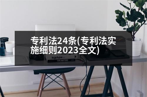 專利法24條(專利法實(shí)施細(xì)則2023全文)